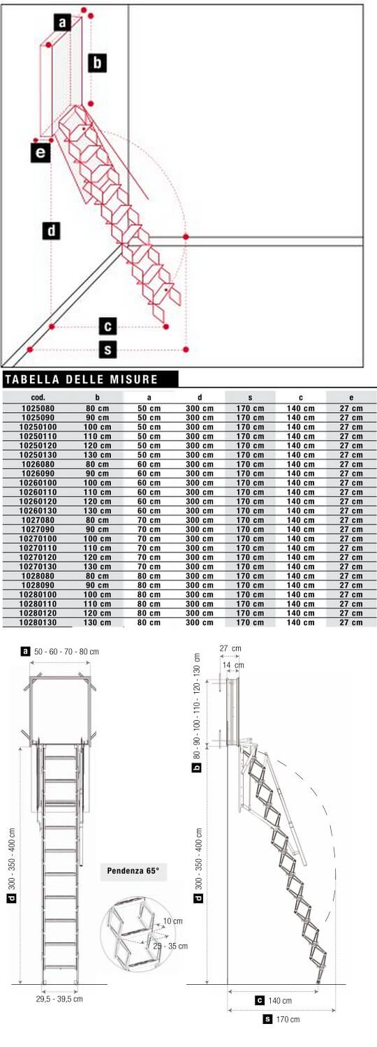 ESCALIER ESCAMOTABLE GALVANIZED RETRACTABLE